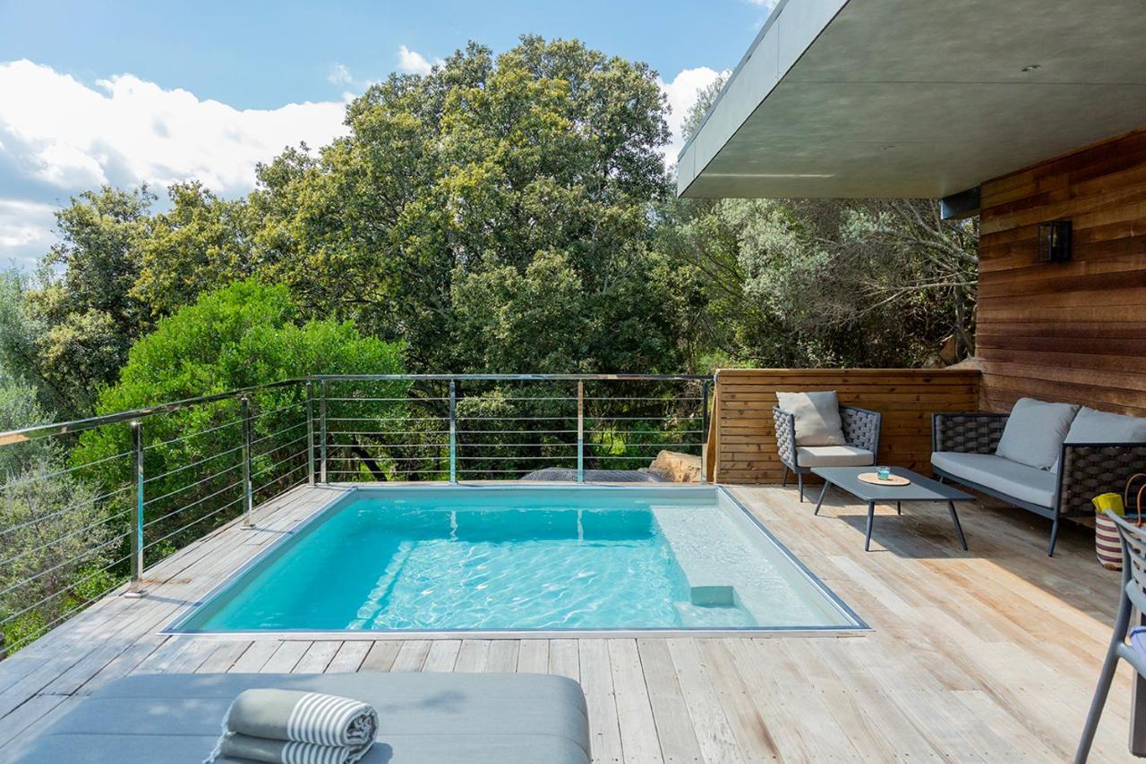 Swim Lodge Hotel Piscine Privee Ou Jacuzzi Prive ポルトヴェッキオ エクステリア 写真